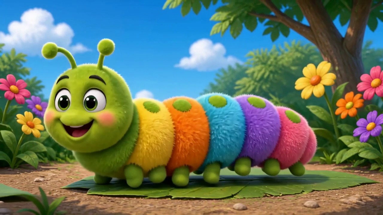A happy caterpillar created with ShadowOps